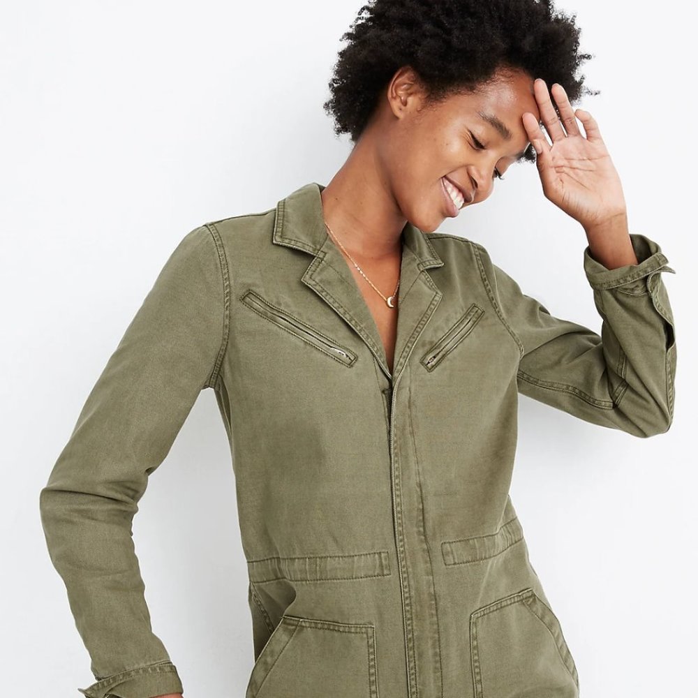 Madewell Coverall Flight Suit Size M